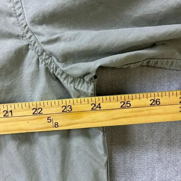 World Wide Sportsman Mens XL Fishing Shirt Light Green Short Sleeve Button Up - Picture 5 of 6